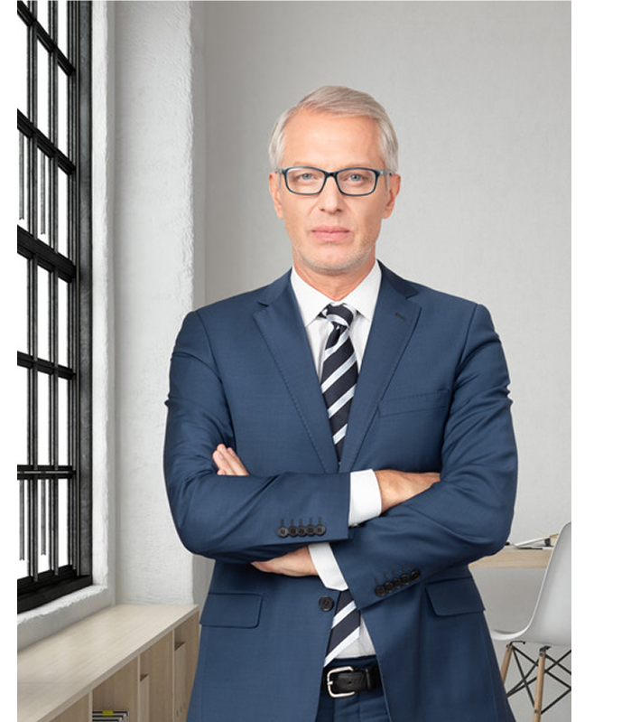 Executive in business suit